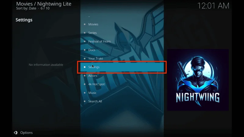 Nightwing Sports Streams